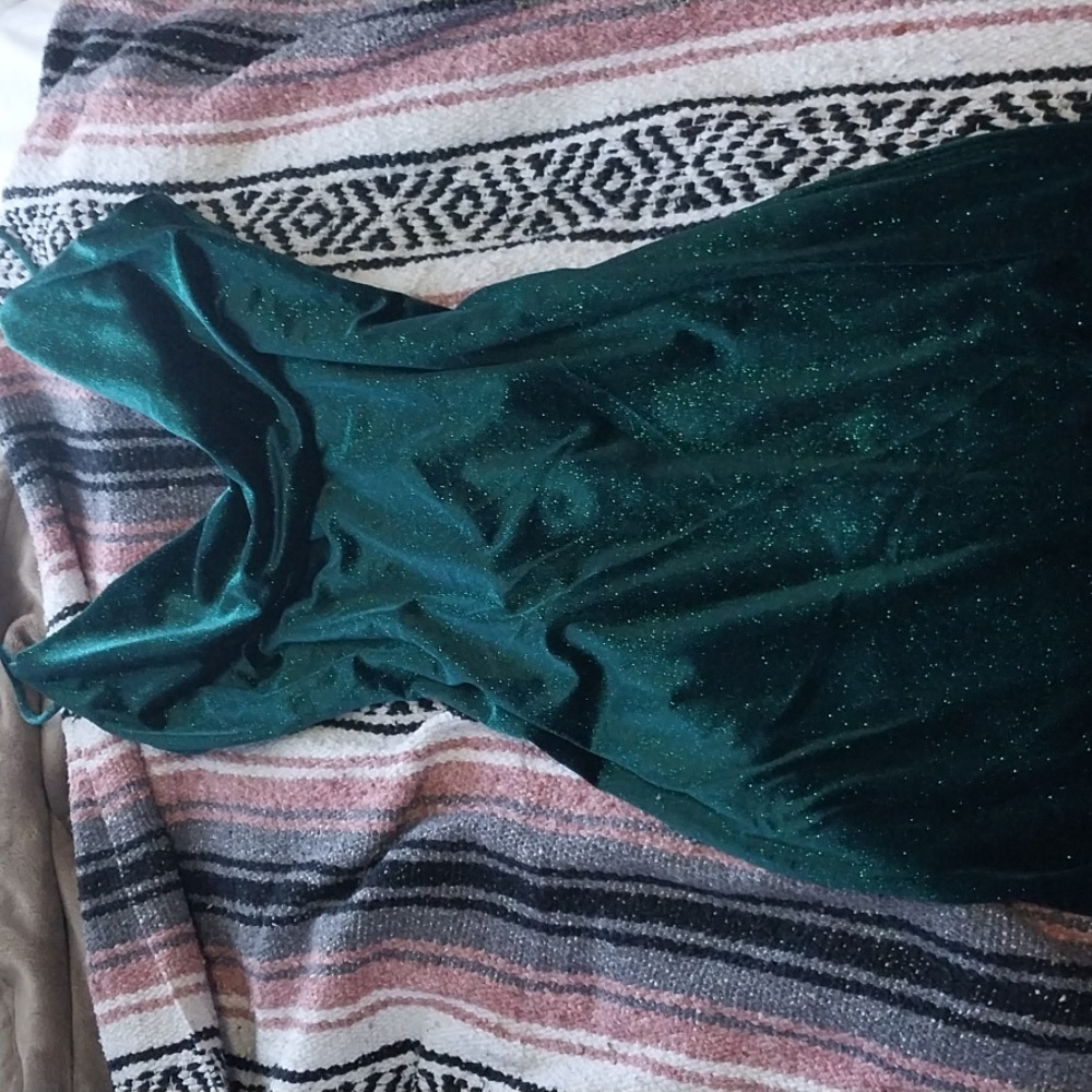 Windsor long sparkle green dress/Medium